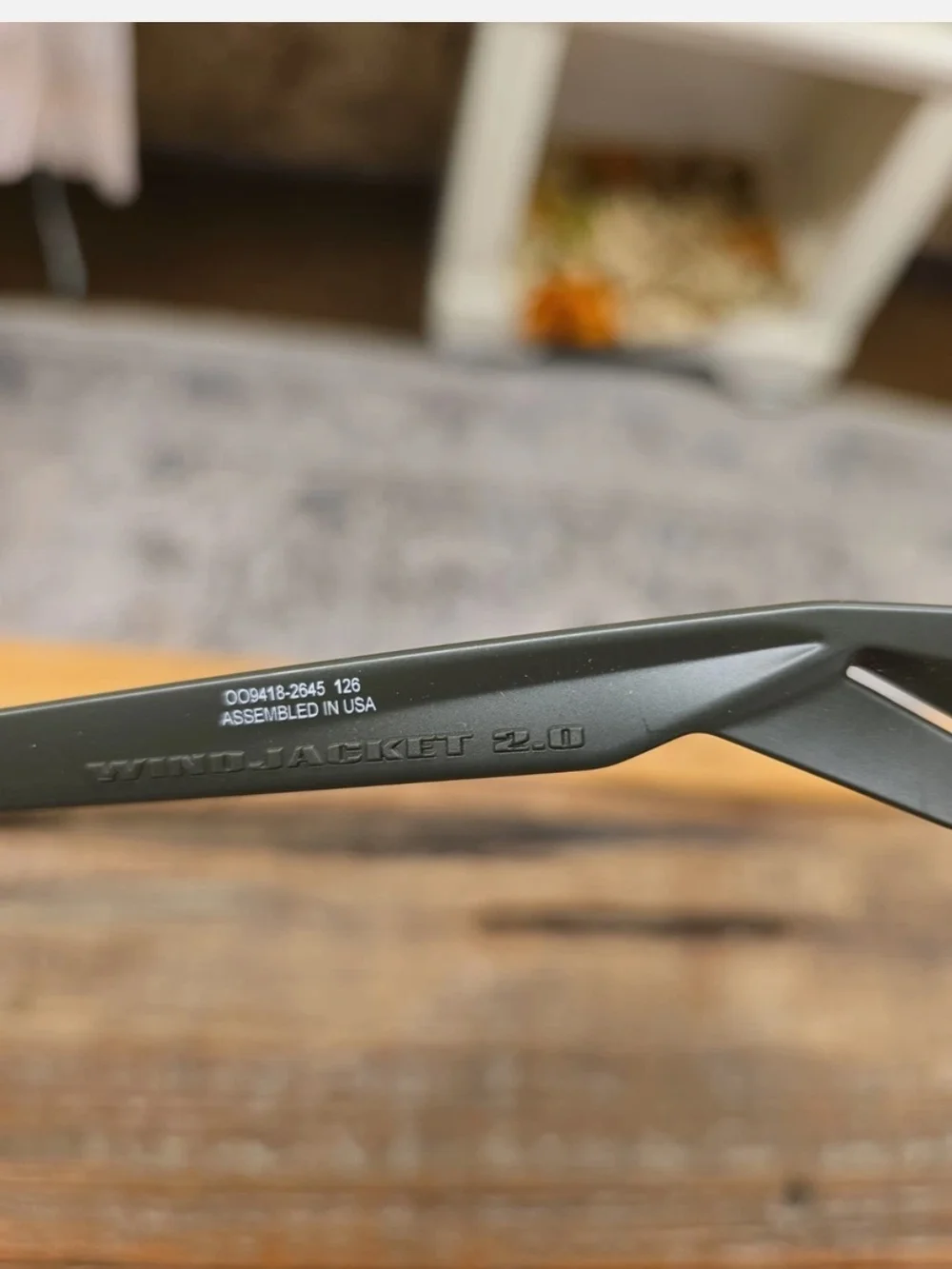 Oakley Black Performance Sports Sunglasses with Amber Lens